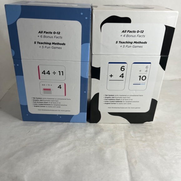 Think Tank Scholar Division and Addition Flash Cards 335 Total - Picture 3 of 7